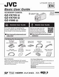 Image result for JVC Everio Owner's Manual