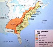 Image result for British North America 1775 map