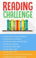 Image result for Photos of Yearly Book Challenge