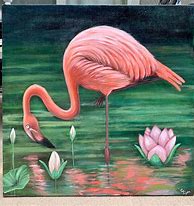 Image result for Whimsical Flamingo Paintings