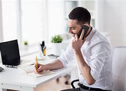 Image result for Business Person On Phone Tall Image