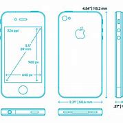 Image result for Measurements of iPhone 4