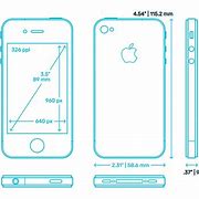 Image result for For iPhone 4S Dimensions Inches