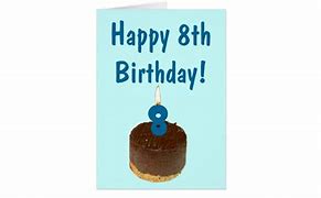 Image result for Happy 8th Birthday Cards Girls