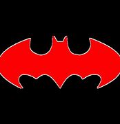 Image result for Red and Black Batman Logo