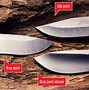 Image result for Knife Blade Shapes
