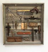 Image result for Rustic Wall Tool Display