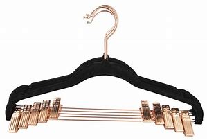 Image result for Velvet Hangers Gold Hook