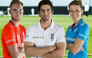 Image result for England Cricket Team Jersey Sponsored Waitrose