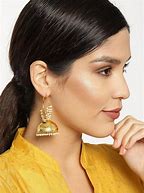 Image result for Indian Gold Hoop Earrings