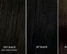 Image result for Off Black vs Jet Black
