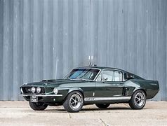 Image result for Green 1967 Mustang Shelby GT500