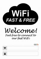 Image result for Wifi Password Poster Template
