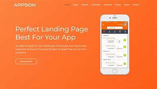 Image result for Mobile-App HTML Template