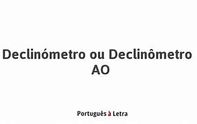 Image result for declin�metro
