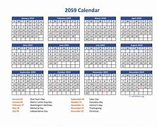 Image result for 2059 Calendar