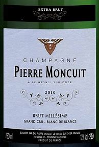 Image result for Pierre Moncuit Champagne Blanc Blancs Brut
