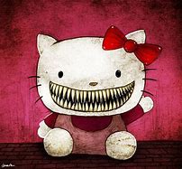 Image result for Scary Hello Kitty Background