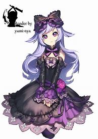 Image result for deviantART Anime Girl Purple Outfits