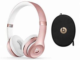 Image result for Beats Headphones Blue and Rose Gold