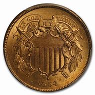 Image result for 1864 2 Cent Coin