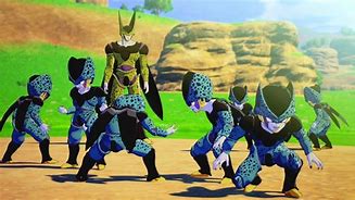Image result for Cell vs Z Fighters