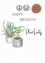Image result for Happy Birthday Plant Lady