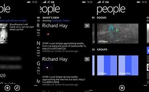 Image result for Windows Phone 8 1 People App