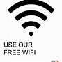 Image result for Free Wifi Signage Template
