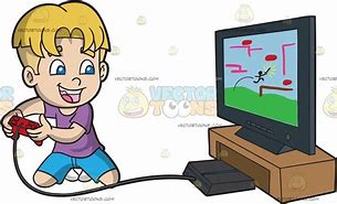 Image result for Clip Art Child Playing Game On Computer