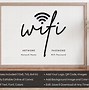 Image result for Wifi Password Card Print
