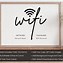 Image result for Free Printable Wi-Fi Sign 5X7
