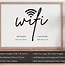 Image result for Free Editable Printable 5X7 Wifi Password