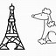 Image result for Eiffel Tower Drawing Pattern