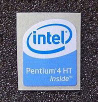 Image result for Intel Pentium 4 HT Inside Sticker
