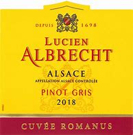 Image result for Lucien Albrecht Pinot Gris Reserve Romanus