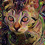 Image result for Trippy Cat Art