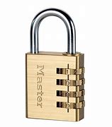 Image result for Master Lock Combination Padlock Key Reset