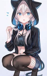 Image result for Anime Girl Cat Hoodie