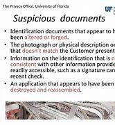 Image result for suspicious document