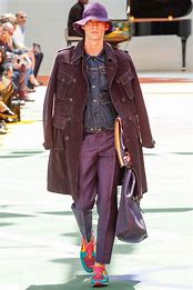 Image result for Burberry Red Collection Runway Men