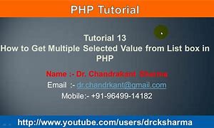 Image result for List Box in PHP