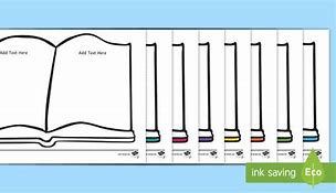 Image result for Open Book Template Printable for Making Cards