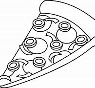 Image result for Pizza Freak Black and White Clip Art