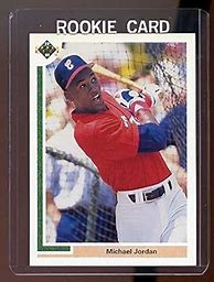 Image result for Michael Jordan Rookie of the Year Chicago White Sox Baseball Card