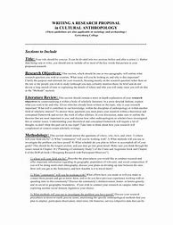 Image result for Anthropology Research Proposal Example