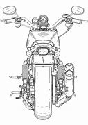 Image result for Harley-Davidson Motorcycle Drawing
