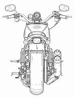 Image result for Motorcycle Front View Drawing