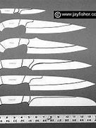 Image result for Kitchen Knife Template