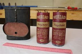 Image result for Vintage Large Rectangular Ever Ready Dry Cell Battery